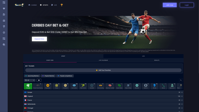 Sports de bureau du casino Fruity King