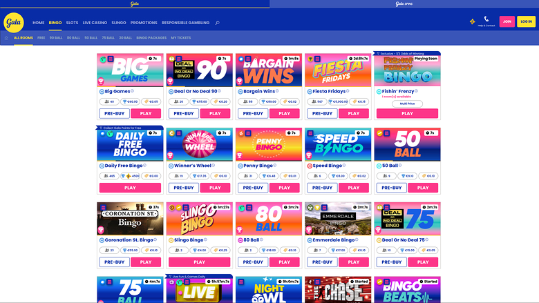 Gala Bingo Bingo de bureau