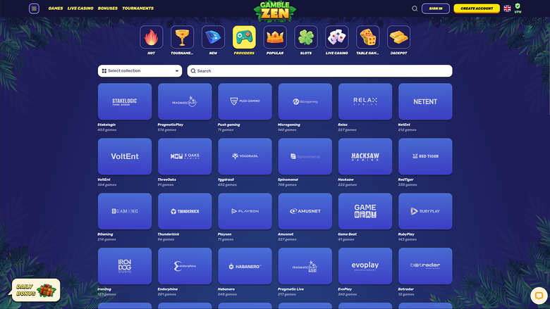 Sviluppatori di giochi desktop GambleZen