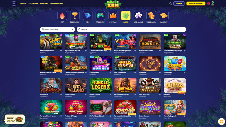 Giochi desktop GambleZen