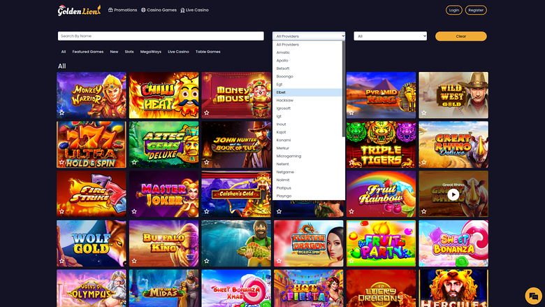 Développeurs de jeux de bureau Golden Lion