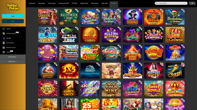 Jeux de casino Golden Pokies pour ordinateur