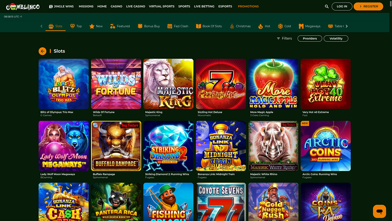 Giochi desktop del casinò Gomblingo