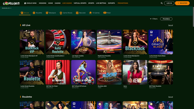 Casinò Gomblingo Desktop Dealer Dal Vivo