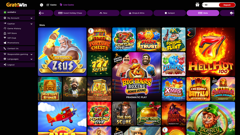 Настольные игры Grato Win Casino