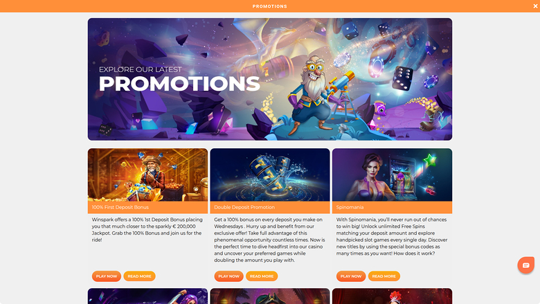 Акции на рабочем столе казино Gratorama