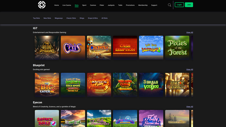 Développeurs de jeux de casino pour ordinateur Grosvenor