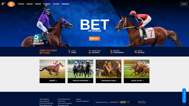 GTbets Casino Desktop Pferde