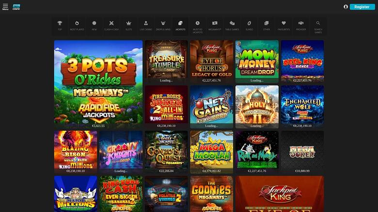 Jackpot di Hello Casino Desktop