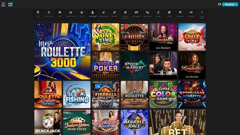 Croupier dal vivo di Hello Casino Desktop