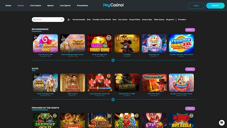 Jeux Hey Casino Bureau