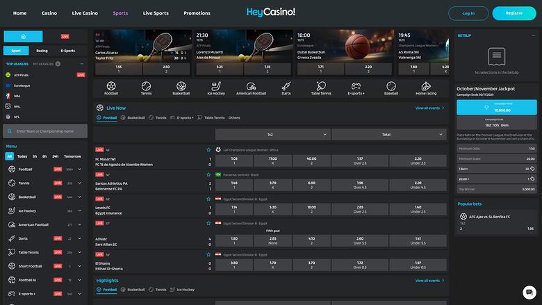 Sports Hey Casino Bureau