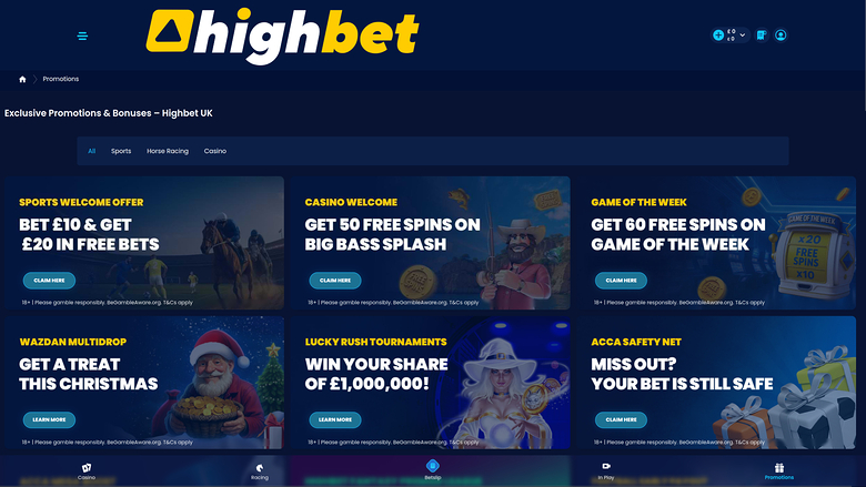 Promotions de casino sur ordinateur à mise élevée