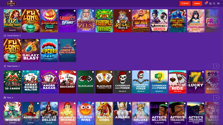 Desktopspiele von High Country Casino