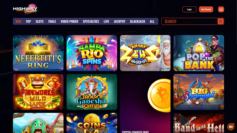 Jeux de casino sur ordinateur Highway