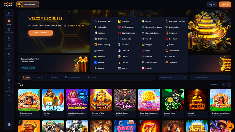 Разработчики игр для казино Honey Money (настольная версия)