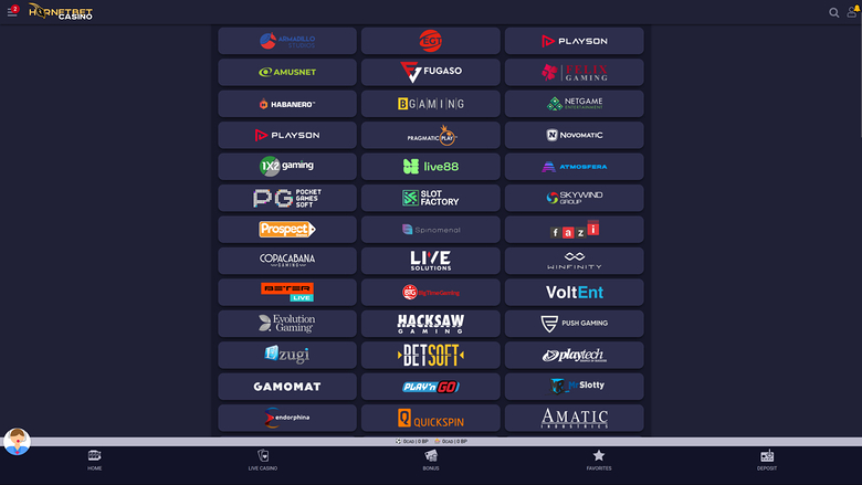 Разработчики настольных игр для казино Hornetbet