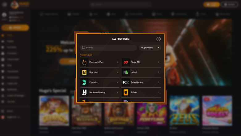Développeurs du jeu Hugo Casino pour ordinateur