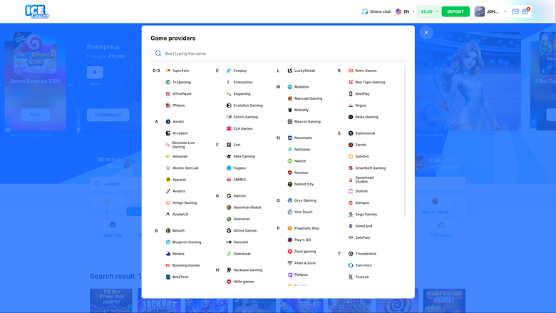 Développeurs du jeu Ice Casino pour ordinateur