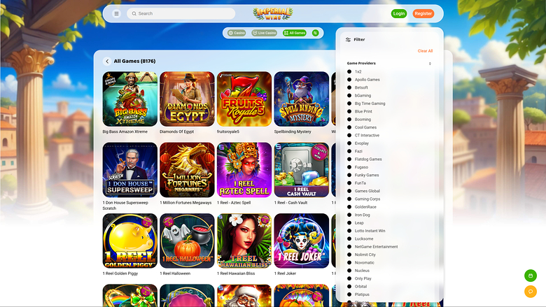 Imperial Wins Casino Разработчики настольных игр