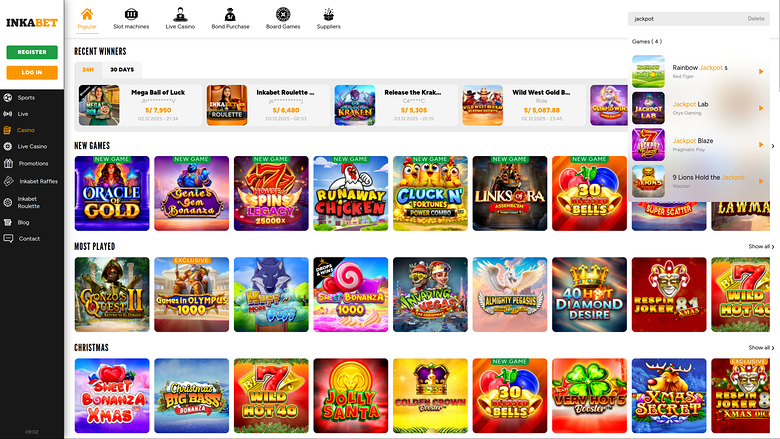 Jackpot de casino installé sur ordinateur