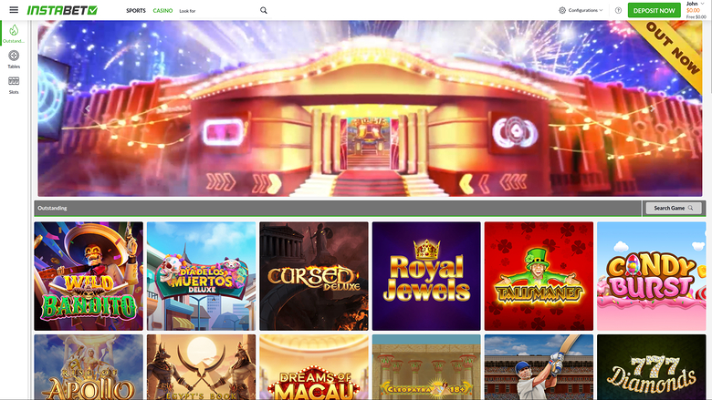 InstaBET Casino Desktop-Spiele