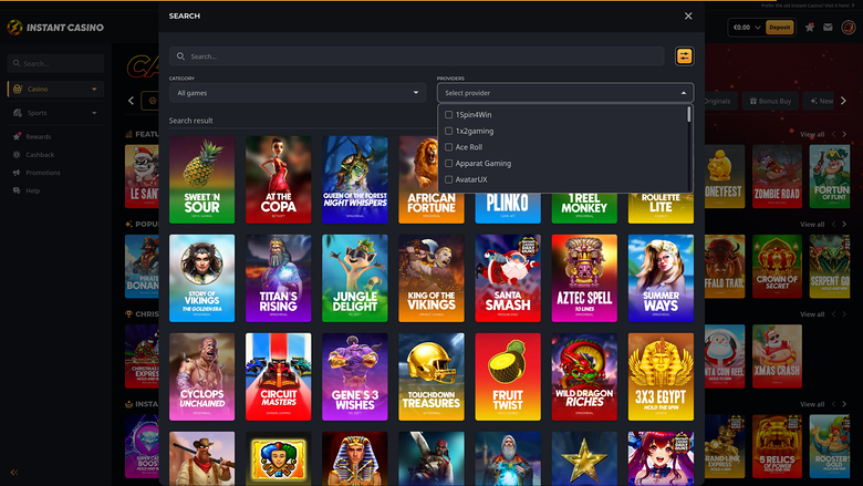 Sviluppatori di giochi desktop di casinò istantanei