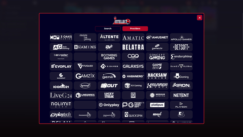 Développeurs de jeux de casino Intellectbet pour ordinateur