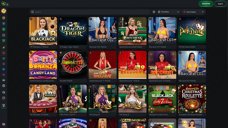 Страница живого дилера J8de Casino