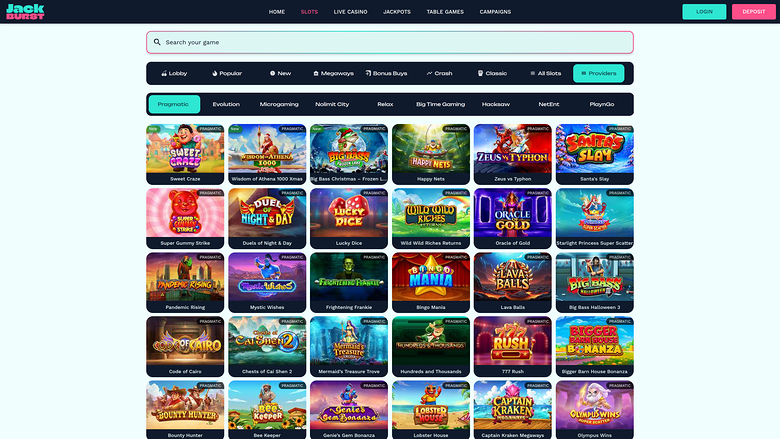 Desktop degli sviluppatori di giochi Jackburst