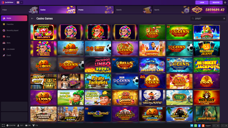 Jackpoker Jackpot Desktop
