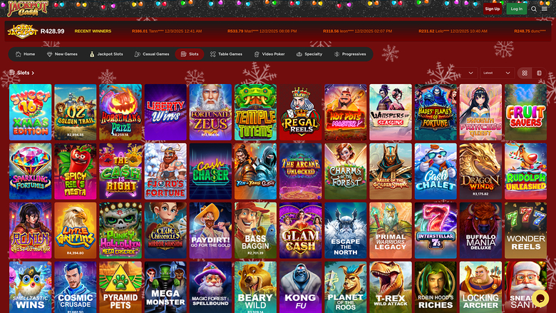 Jeux de casino Jackpot Cash sur ordinateur