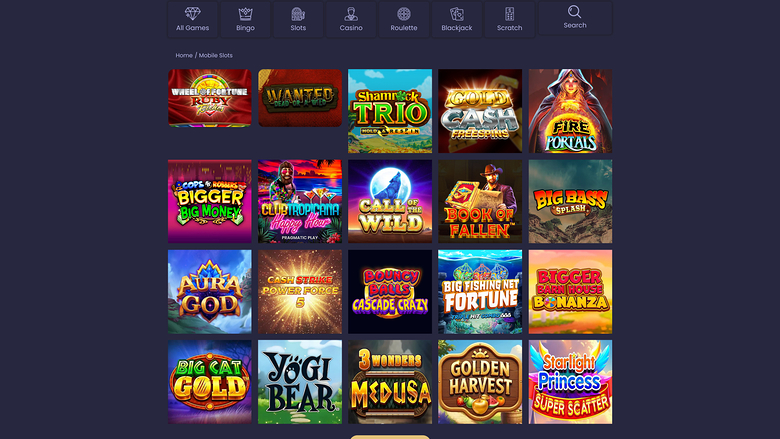 Jackpot Mobile Casino Games Desktop