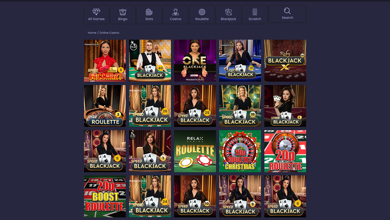 Jackpot Mobile Casino Live Dealer Desktop