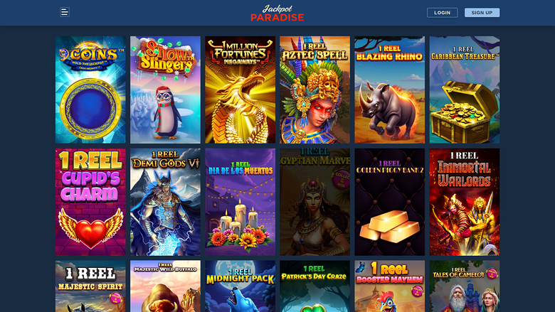 Juegos de casino Jackpot Paradise para escritorio