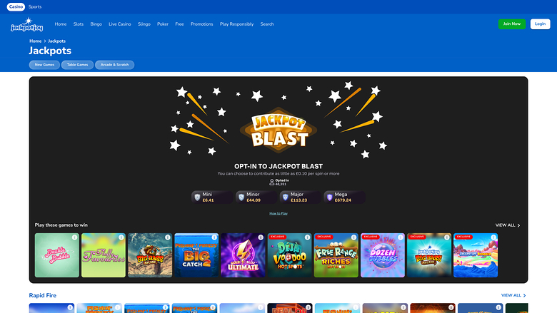 Jackpotjoy Casino Jackpot Bureau