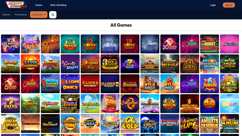 Jeux de casino Jackpotstrike sur ordinateur