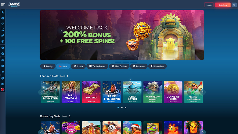 Jeux de casino Jazz sur ordinateur