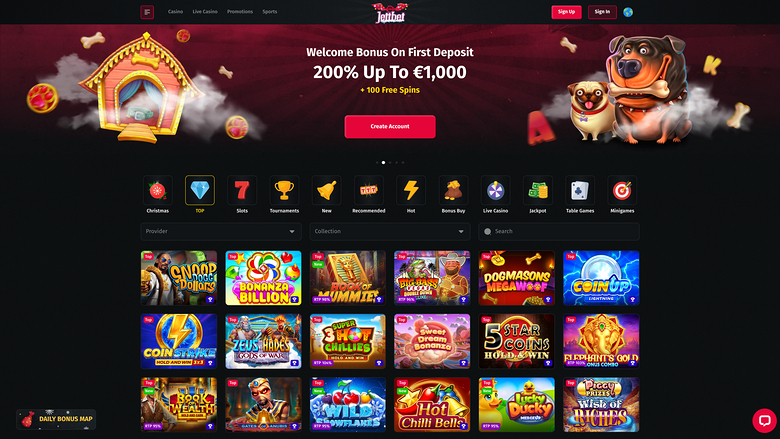 Jettbet Casino Games Desktop