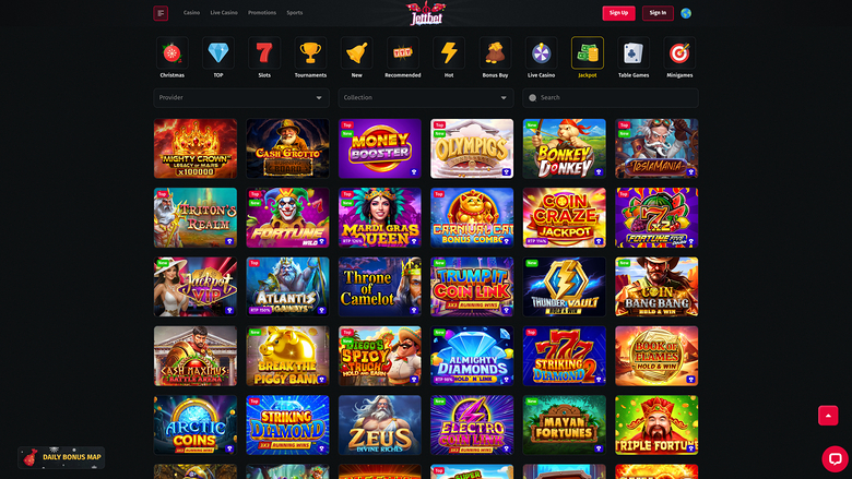 Jettbet Casino Jackpot Desktop