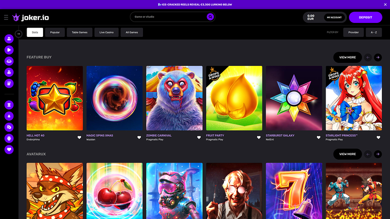 Giochi Joker.io Desktop