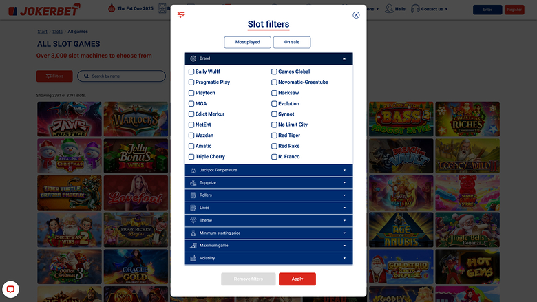 Développeurs de jeux de casino Jokerbet - Bureau