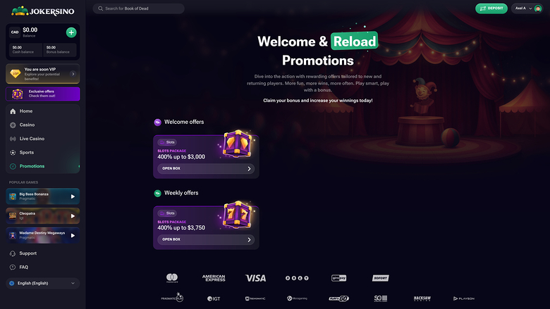 Jokersino Promotions Bureau