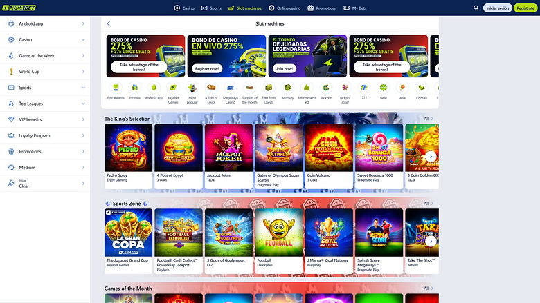 Игры для ПК в казино Jugabet