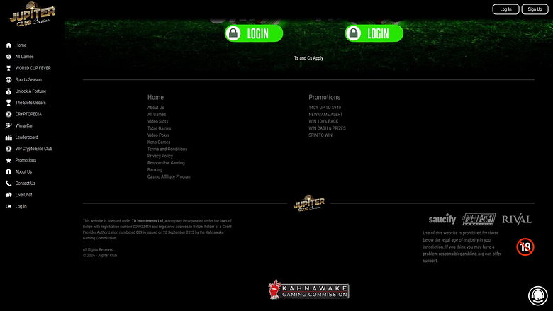 Desarrolladores de juegos de escritorio para el casino Jupiter Club