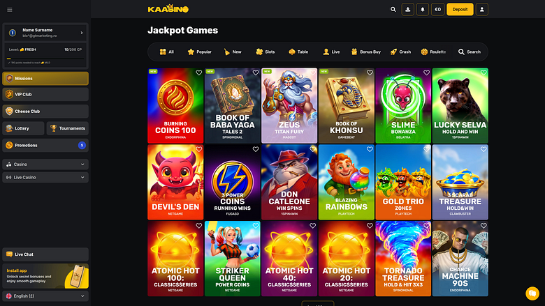 Casino Desktop Jackpot