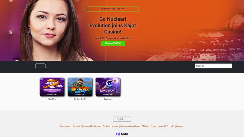 Jeux Crash du Casino Kajot Bureau