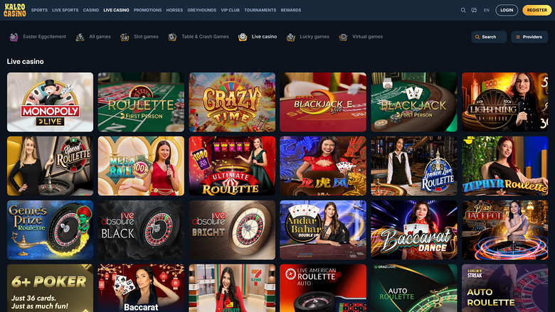 Kaleo Casino Live-Dealer