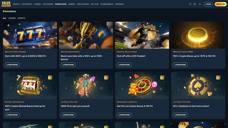 Kaleo Casino-Aktionen