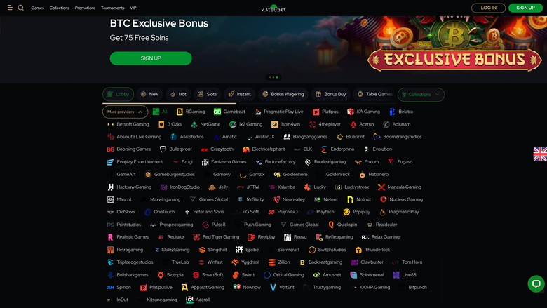 Katsubet Casino Game Developers Desktop